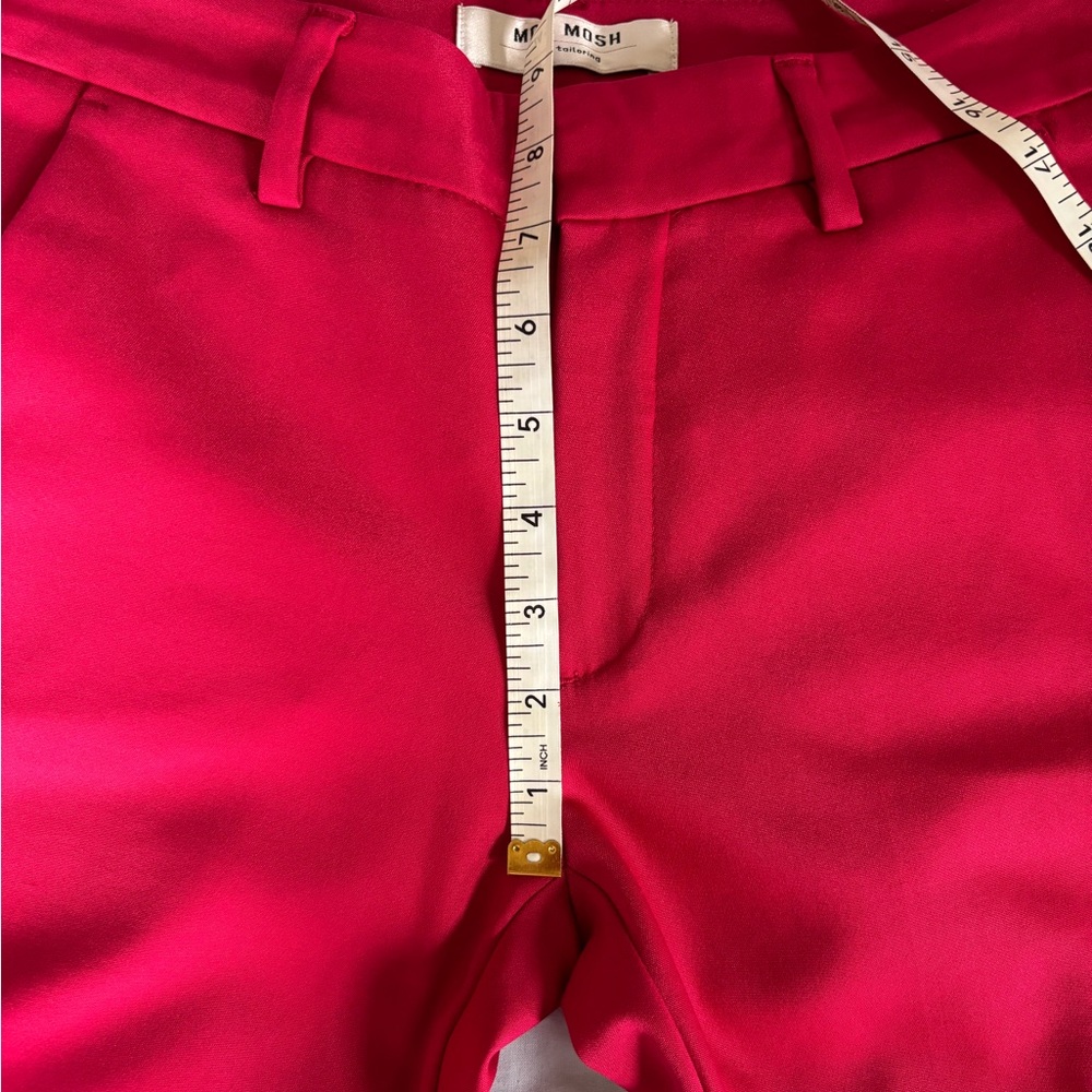Mos Mosh Fuchsia Pants with Ankle Flare-Leg Design - Picture 10 of 13